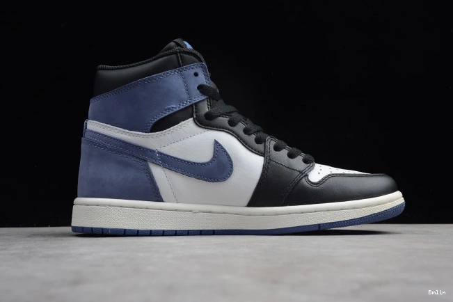Bmlin shoes 1 Retro Air Moon OG 555088-115 Blue High Jordan 0701